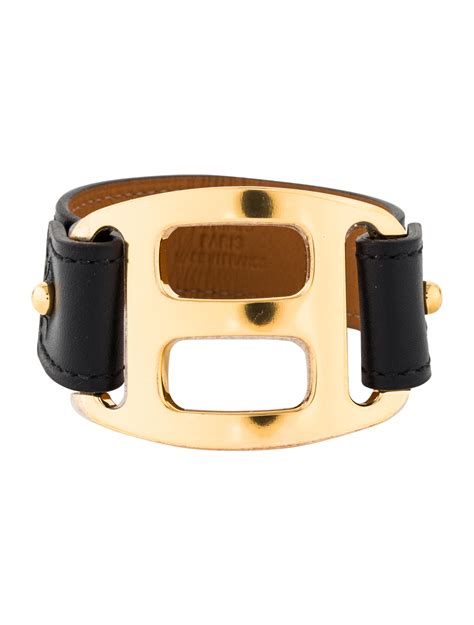 hermes leather bracelet cuff